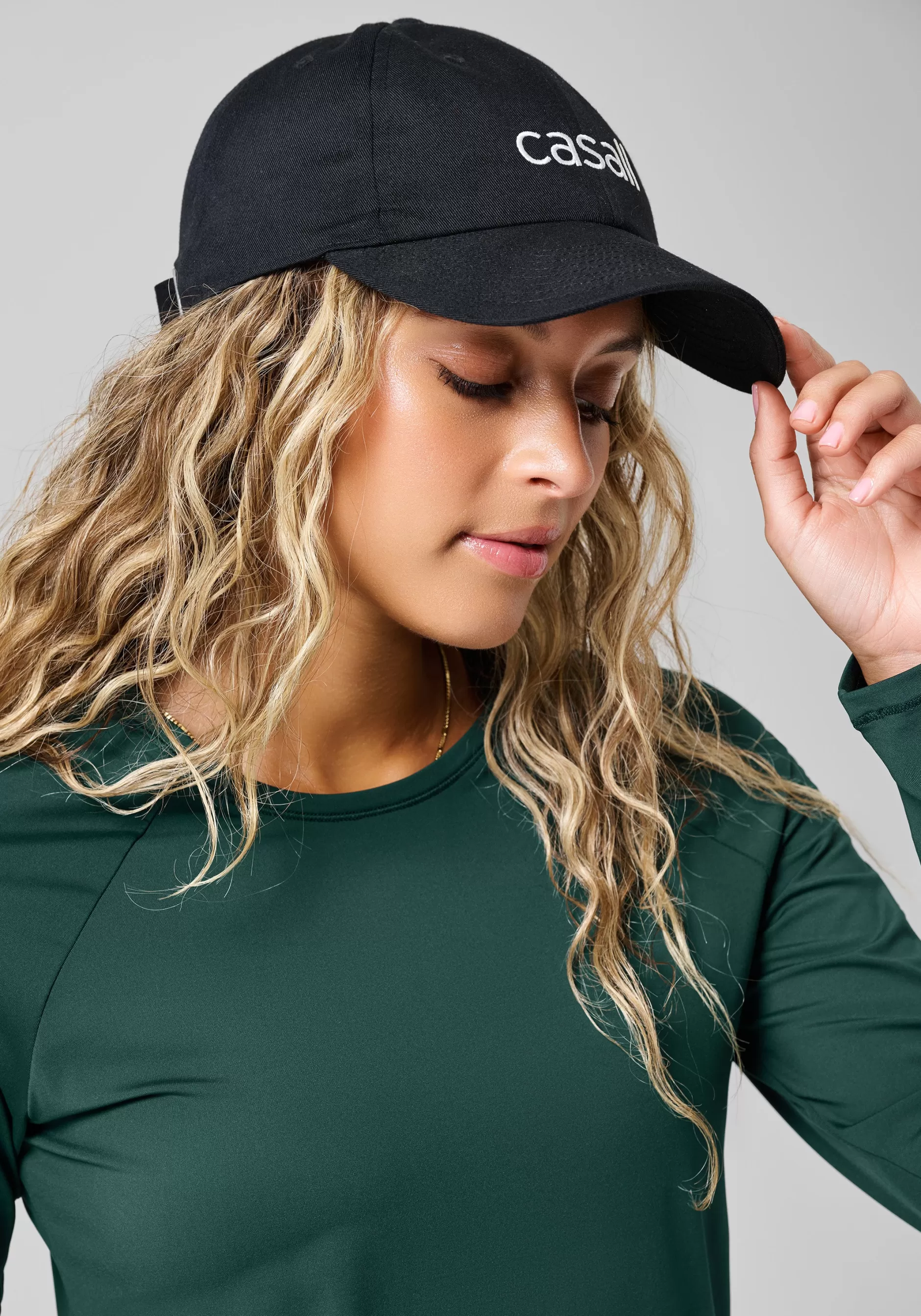 Best Casall Casual Logo Cap - Black