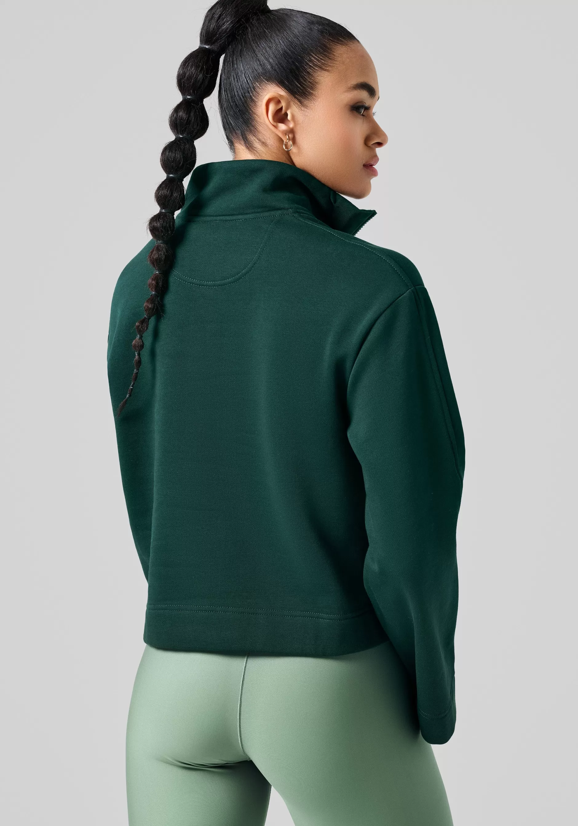 Best Casall Comfy Half Zip Sweater - Dark Pine