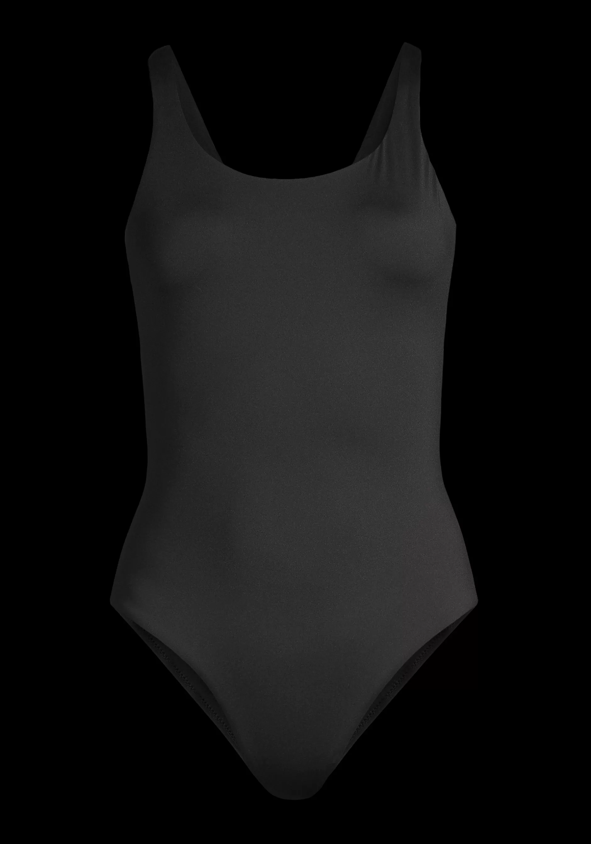 New Casall Deep Racerback Swimsuit - Black