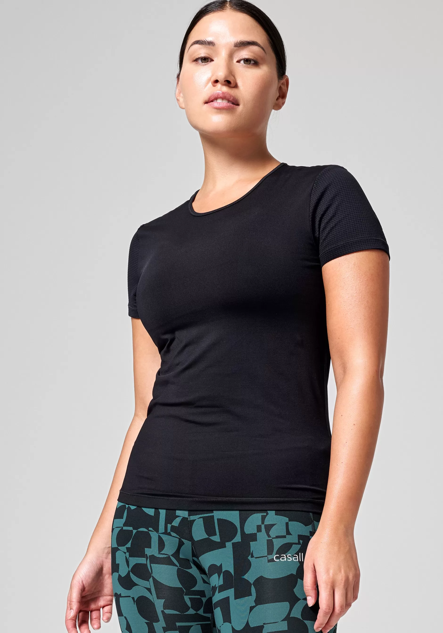 Cheap Casall Essential Detail Tee - Black