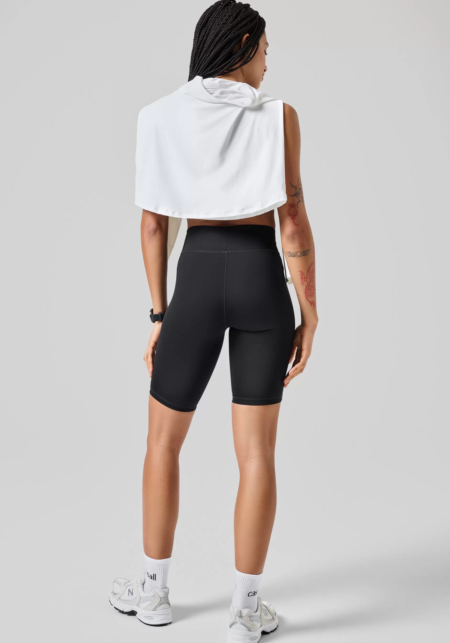 Hot Casall Essential High Waist Bike Tights - Black