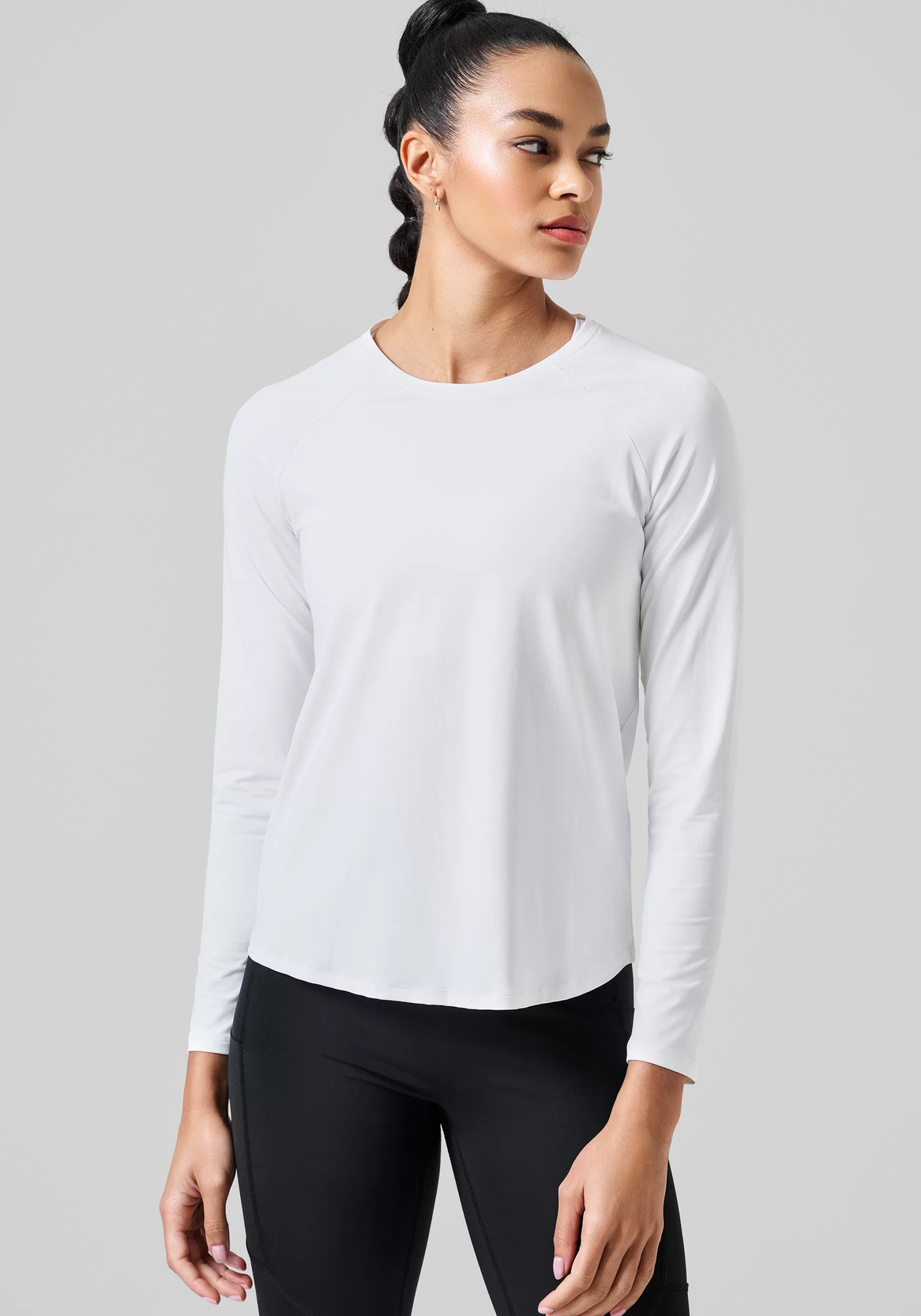 Clearance Casall Essential Long Sleeve - White