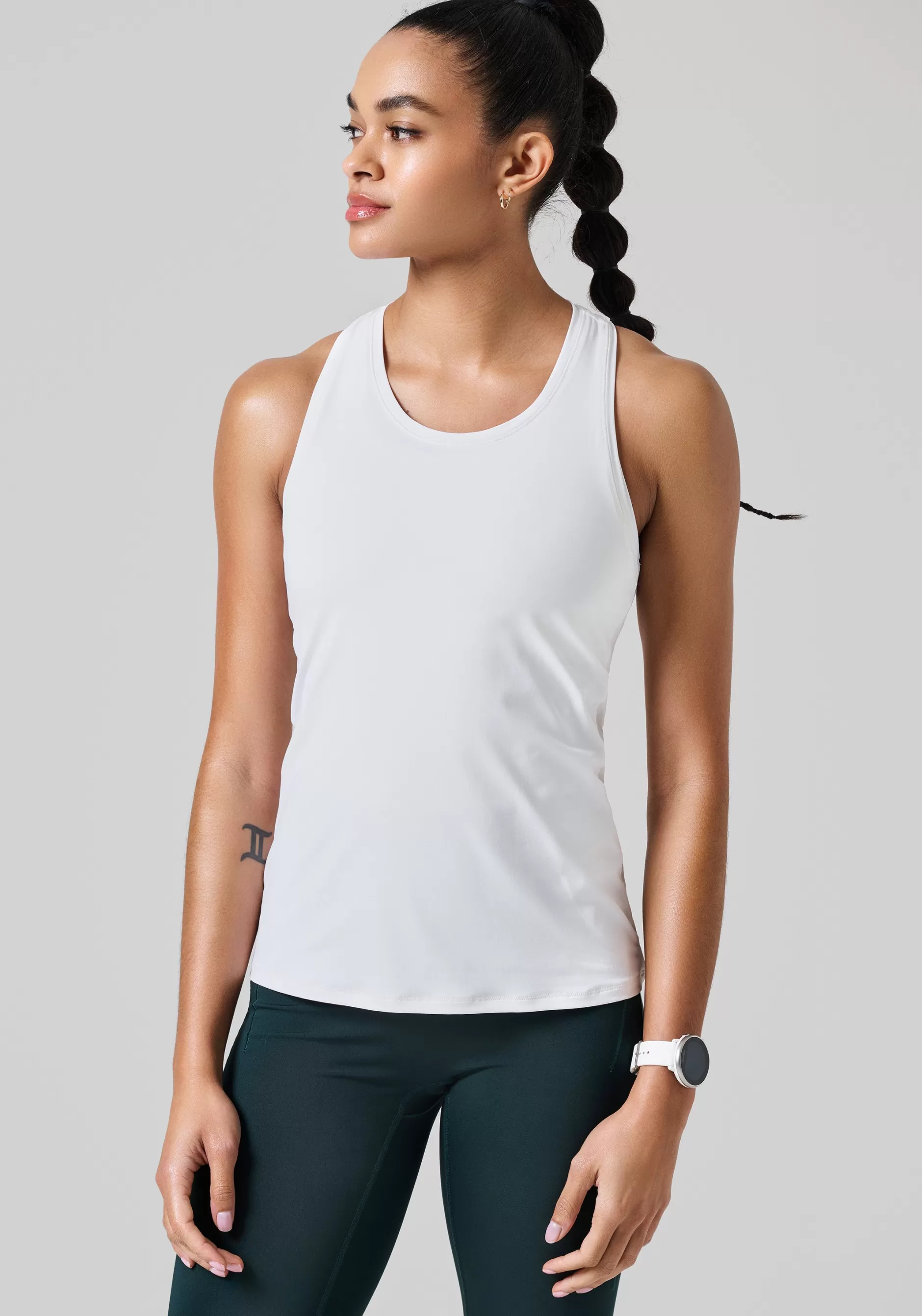 Outlet Casall Essential Racerback Tank - White