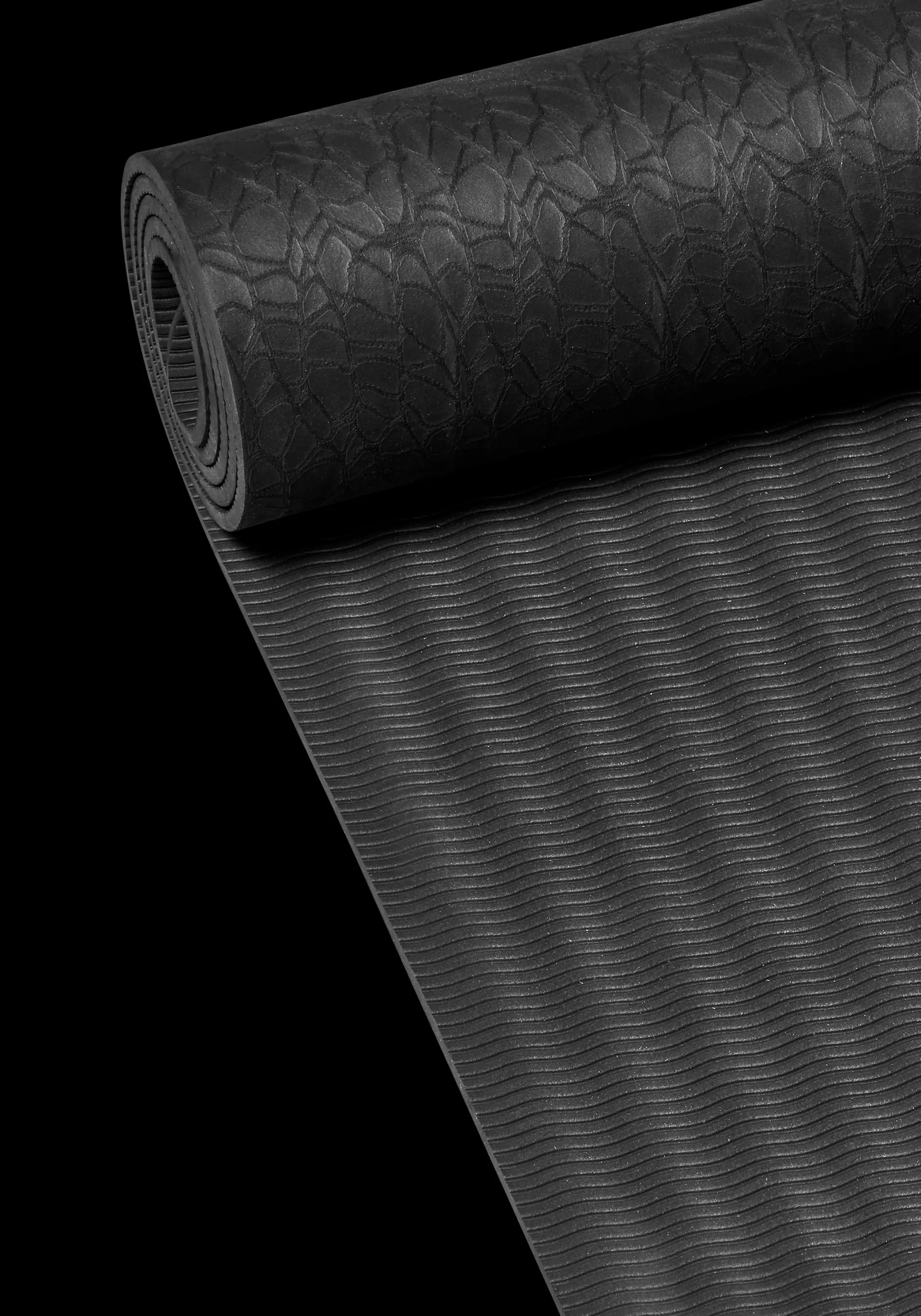 Flash Sale Casall Exercise Mat Cushion 5mm PVC Free - Black