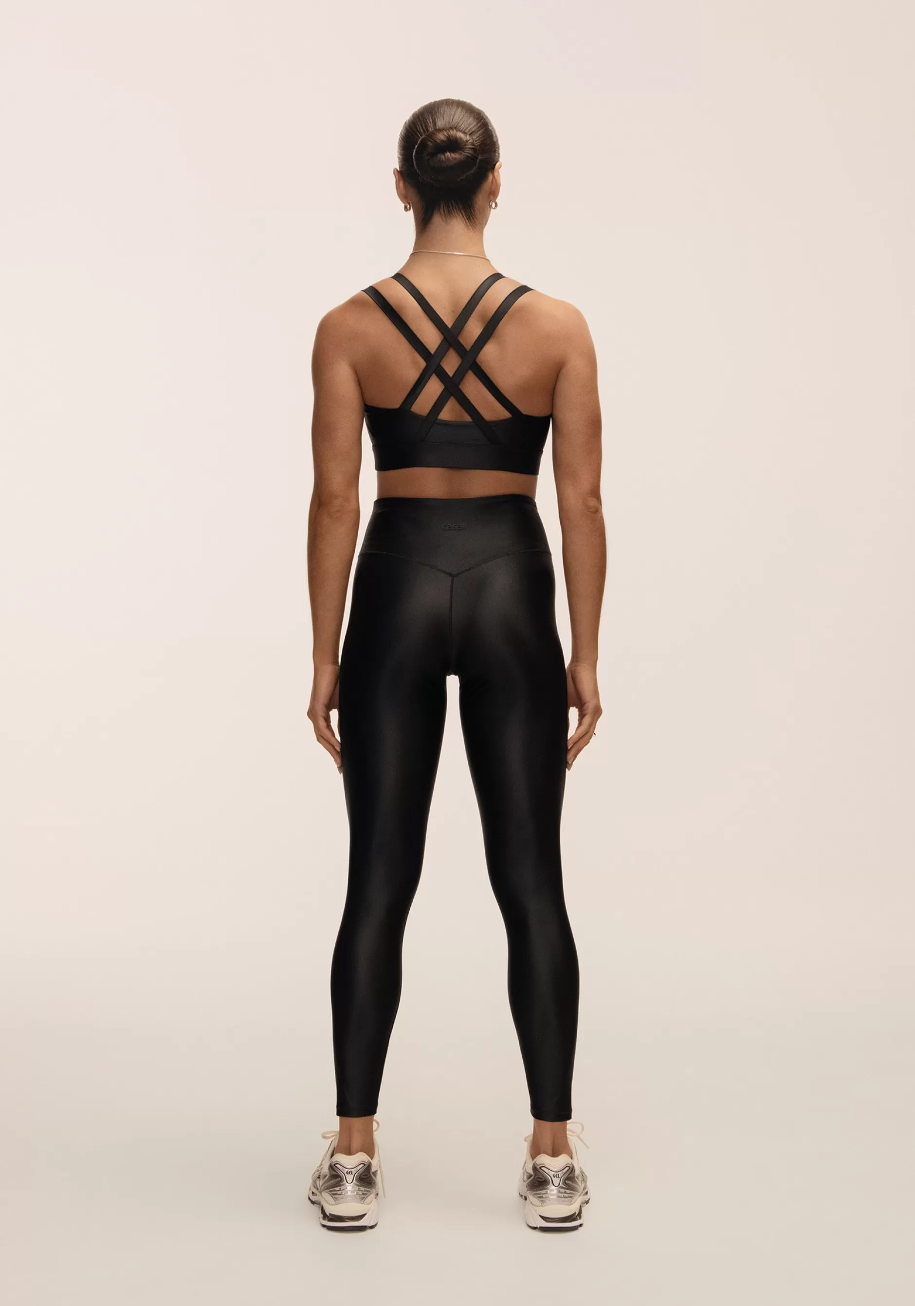 Hot Casall Glitz High Waist Tights - Black