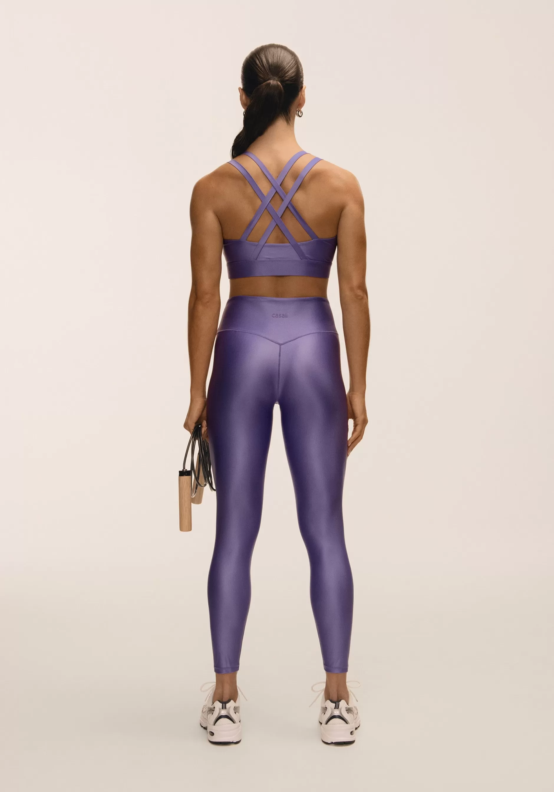 Flash Sale Casall Glitz High Waist Tights - Purple Lush