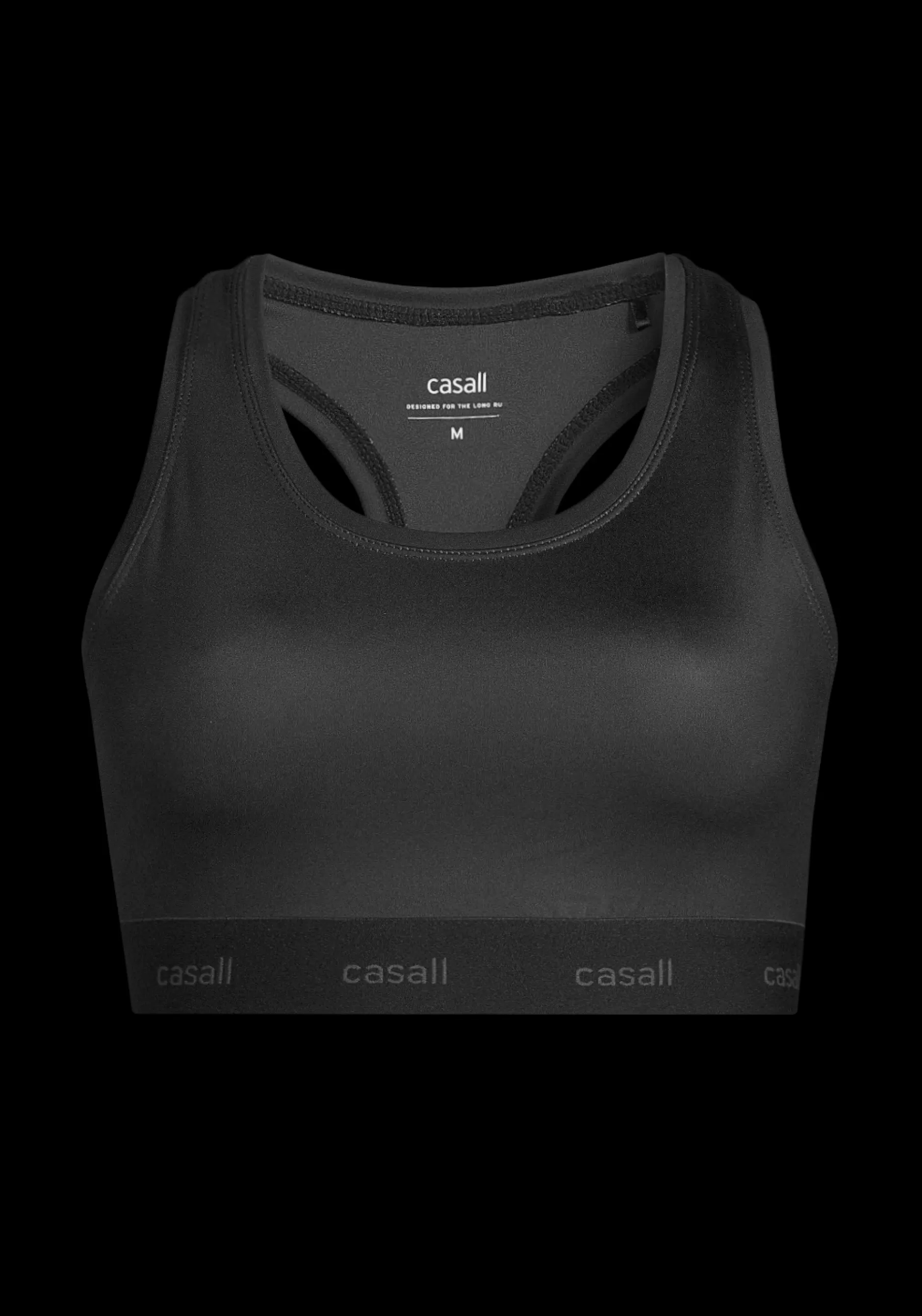 Flash Sale Casall Graphic Sports Bra - Black