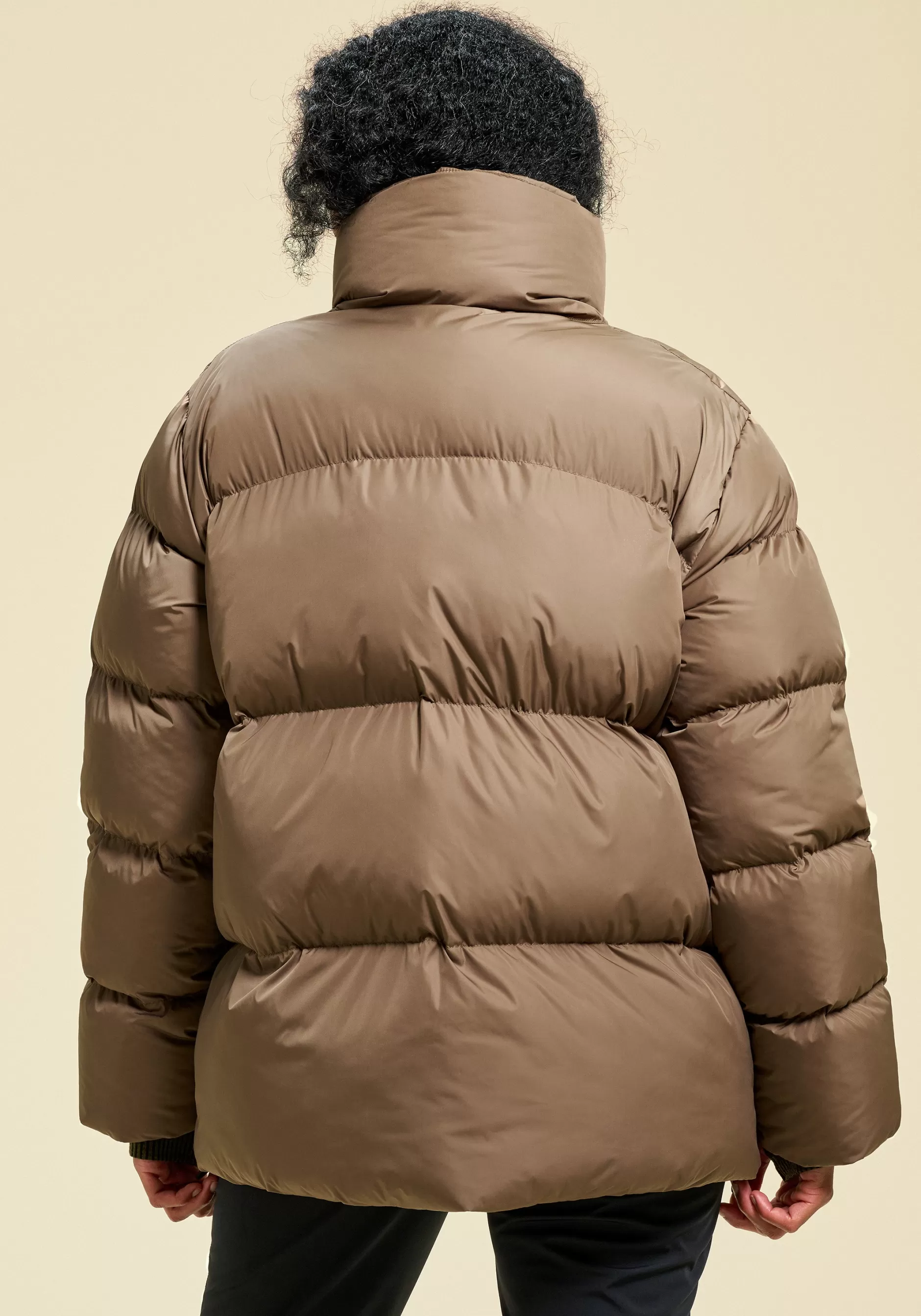 Best Sale Casall Hero Puffer Jacket - Taupe Brown