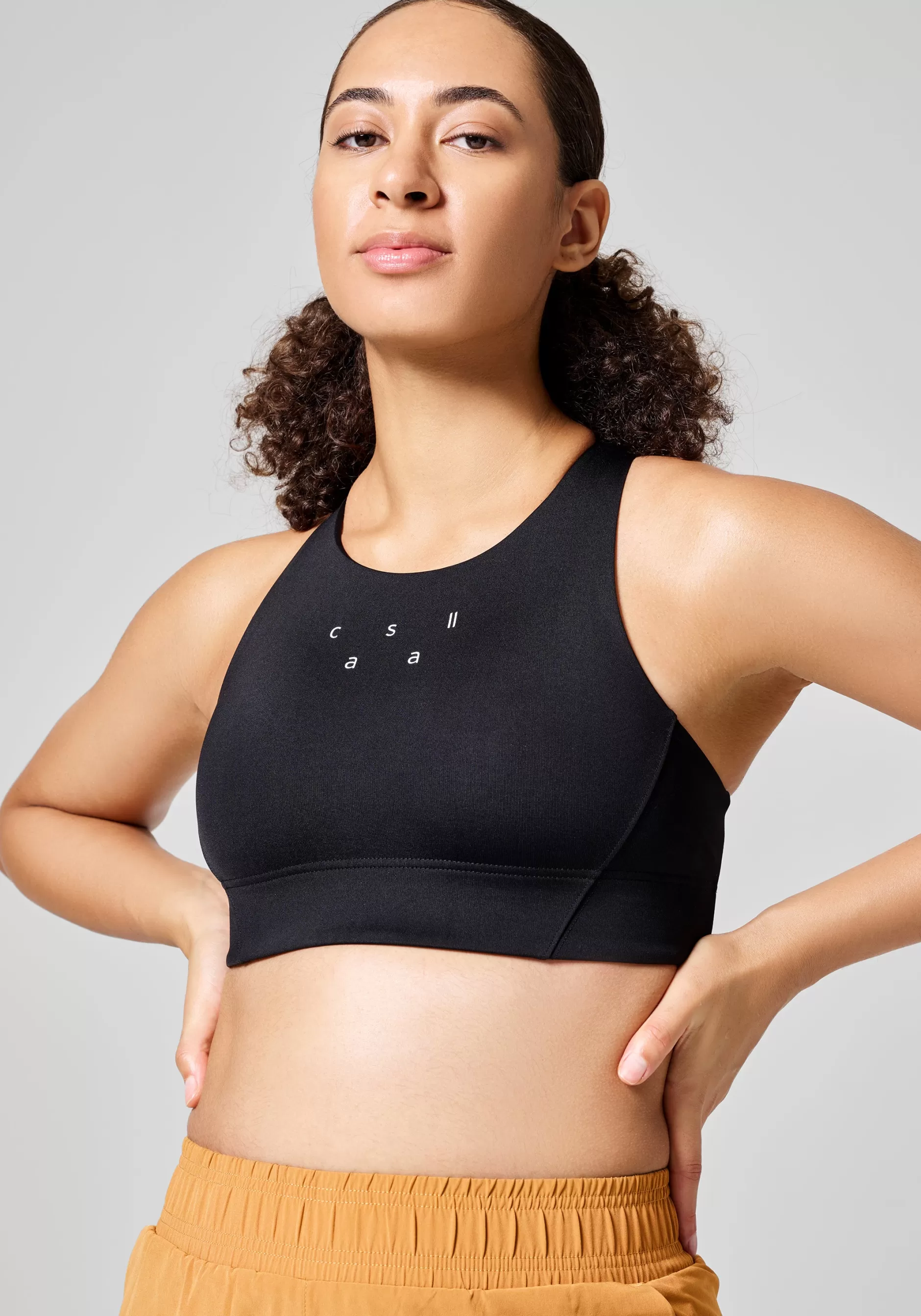 Cheap Casall Iconic Longline Sports Bra - Black