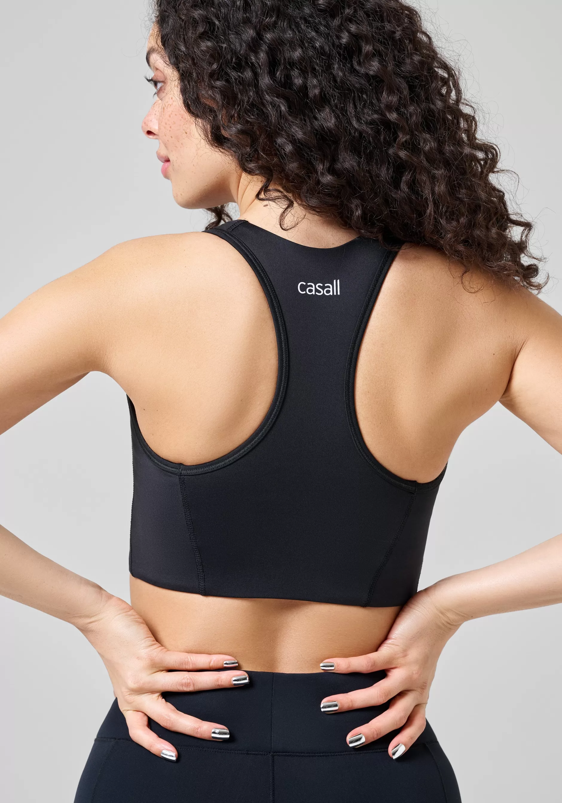 Cheap Casall Iconic Wool Lined Sports Bra - Black