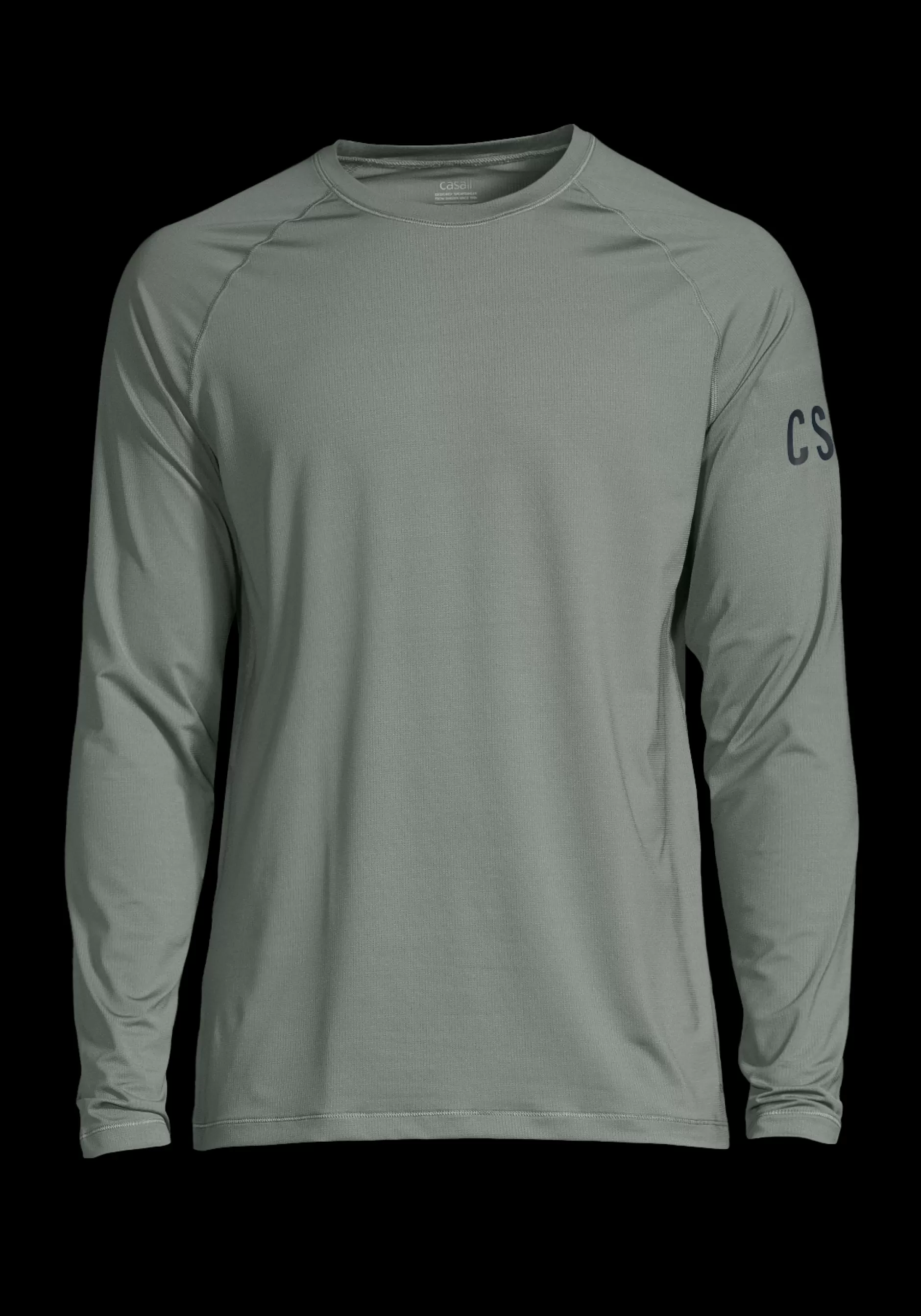 Shop Casall M Rapidry Long Sleeve - Sage Grey