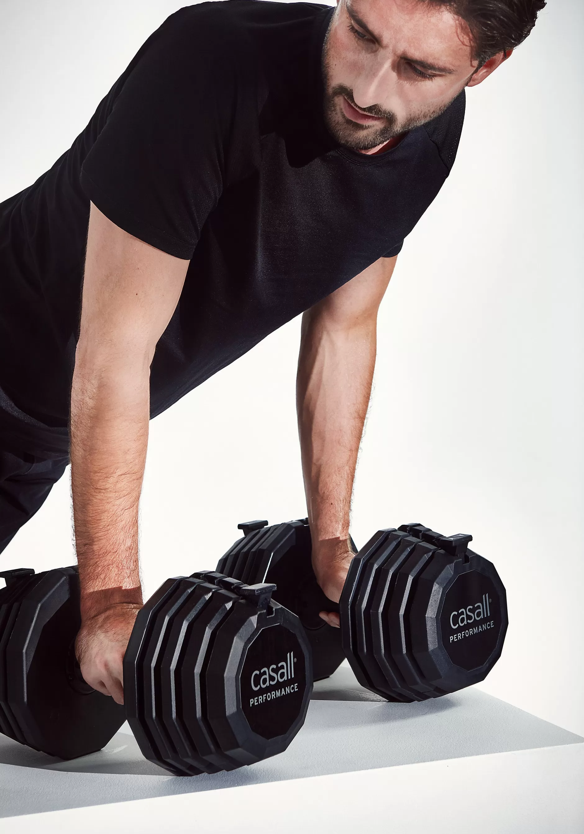 Cheap Casall PRF Adjustable Dumbbell Set 1x4,5-22,5kg - Black