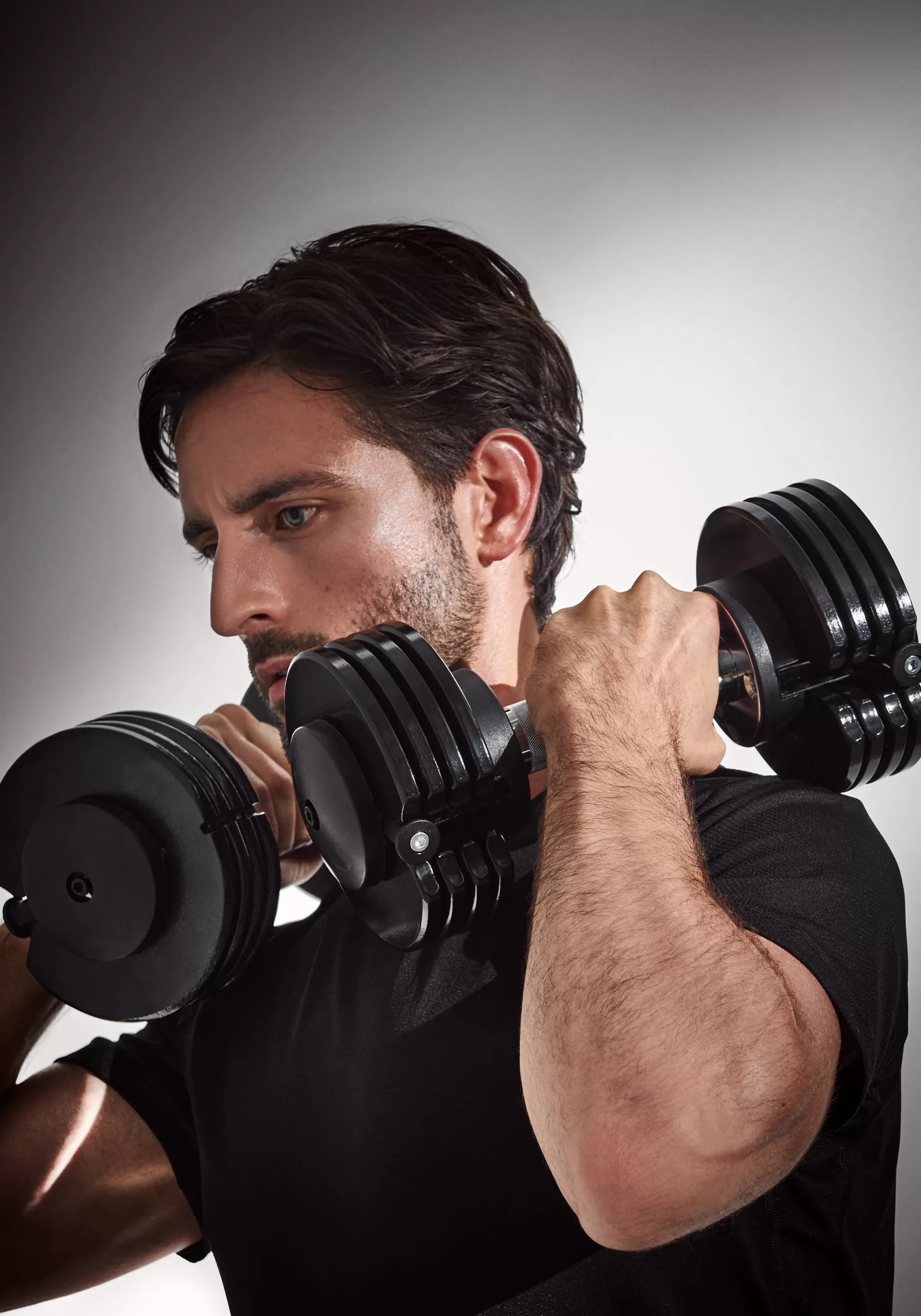 Clearance Casall PRF Adjustable Dumbbell Set 2-10kg - Black