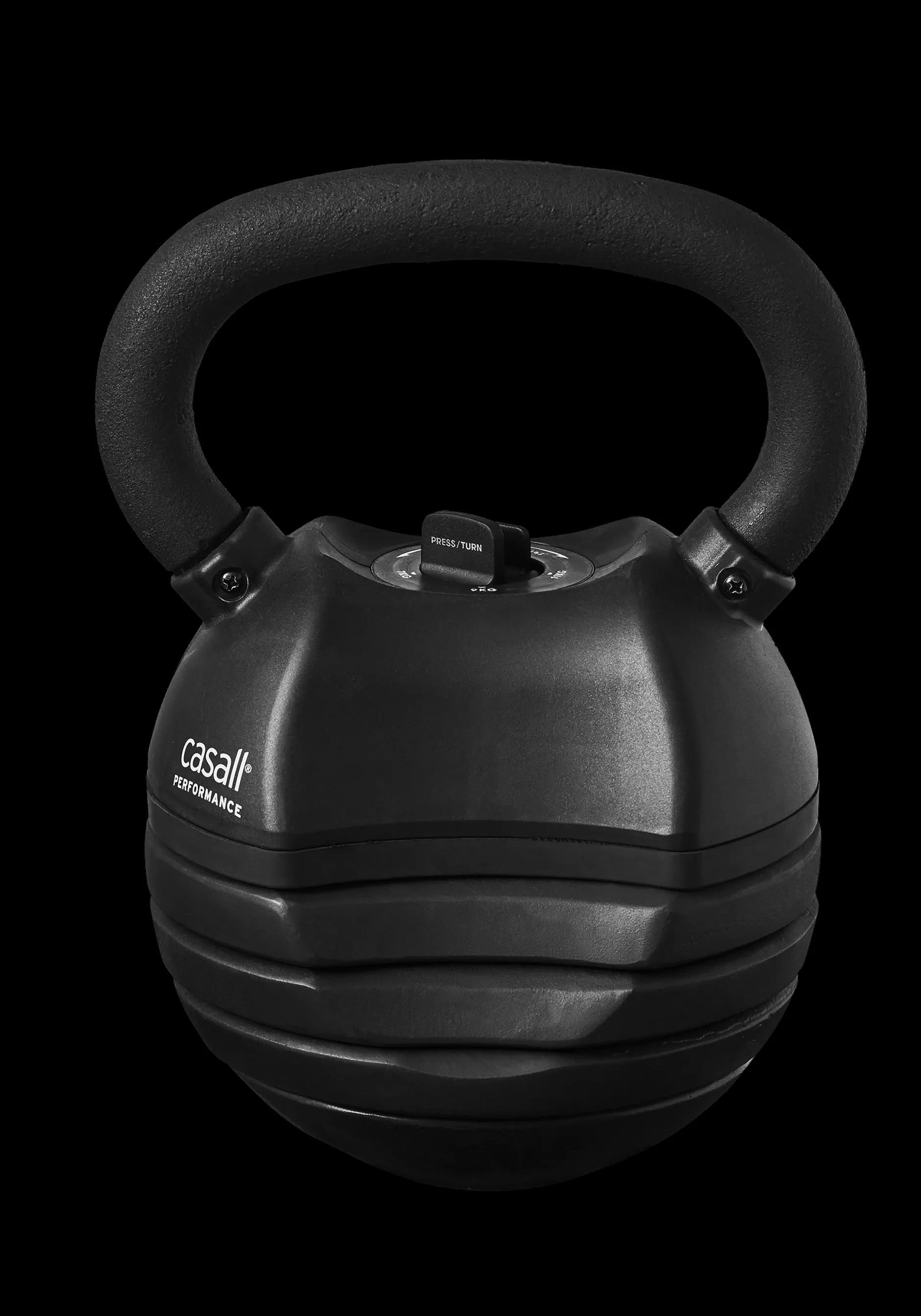 Discount Casall PRF Adjustable Kettlebell 5-14kg - Black