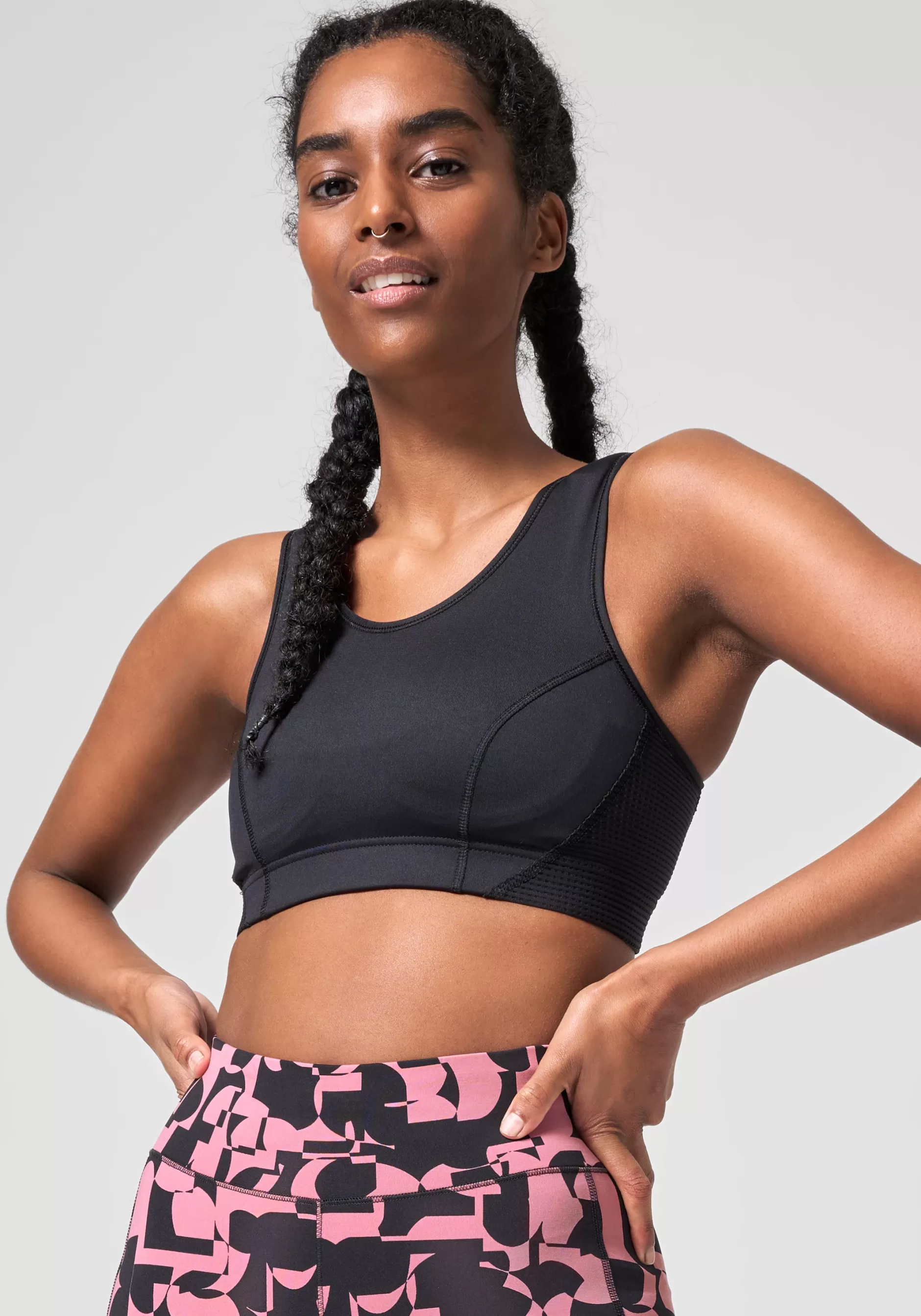 Hot Casall Pulse Sports Bra - Black