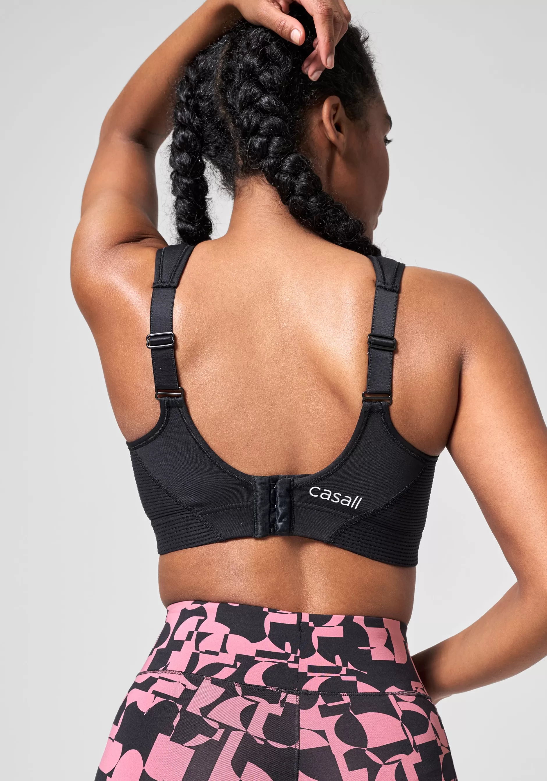 Hot Casall Pulse Sports Bra - Black