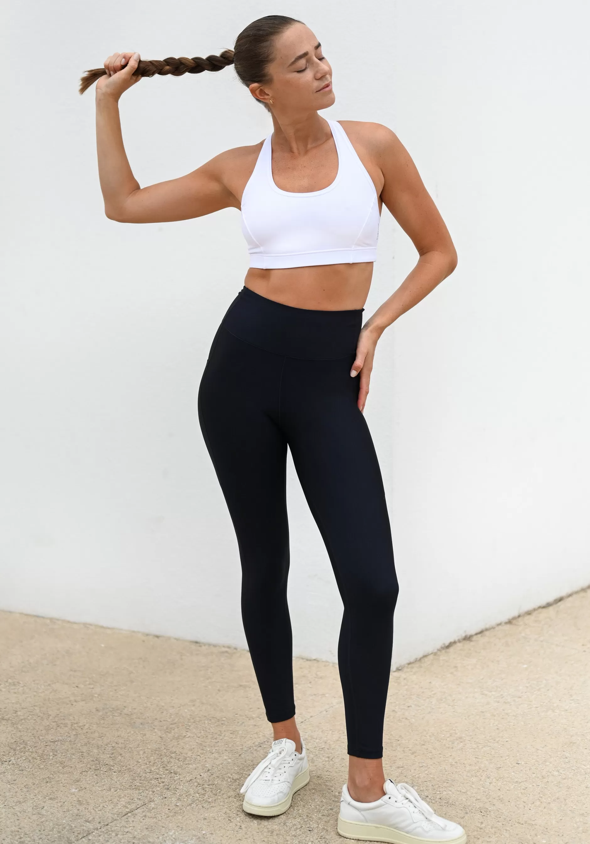 Best Casall Pure Pocket High Waist Tights - Black
