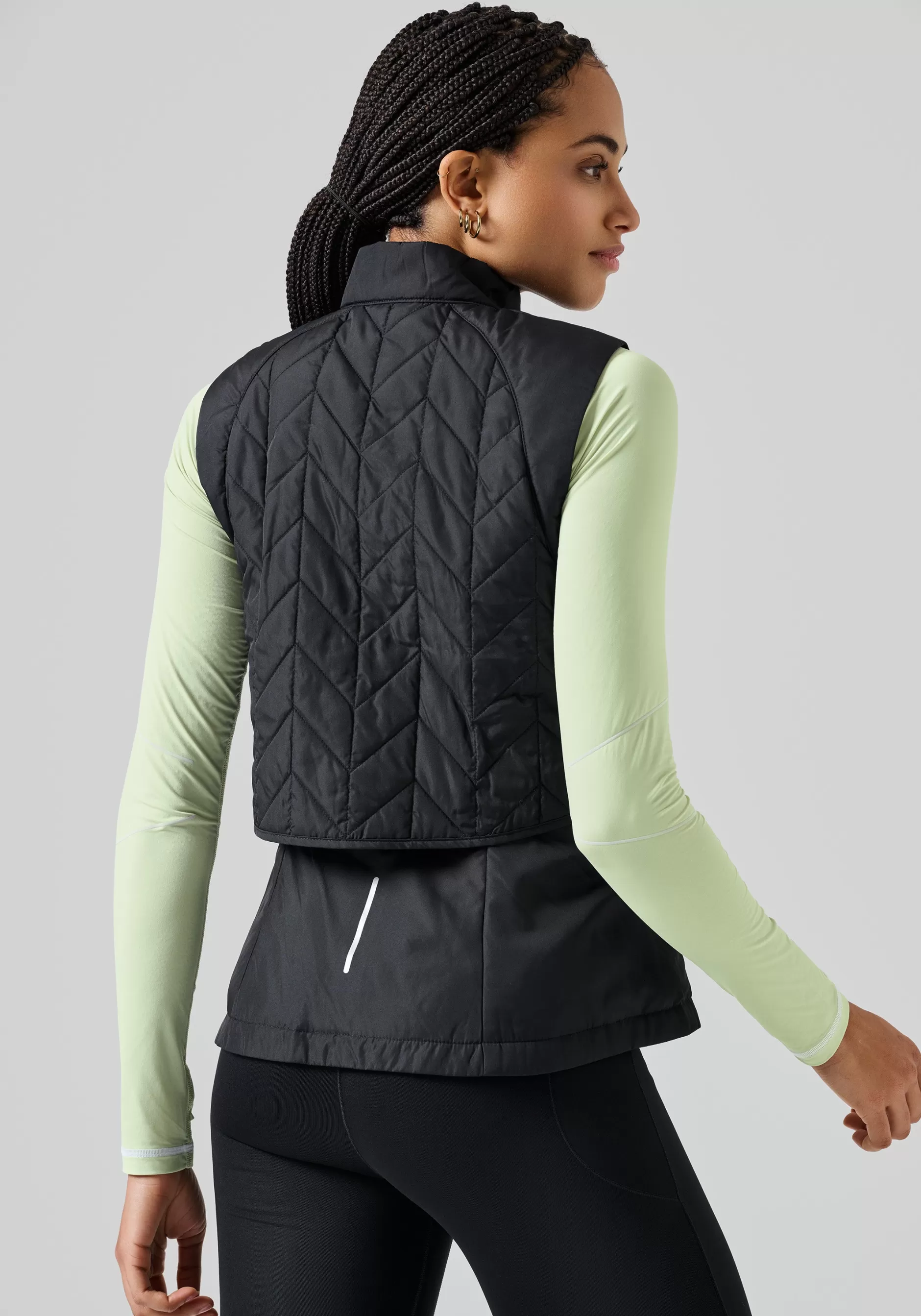 Shop Casall Quilted Running Vest - Black