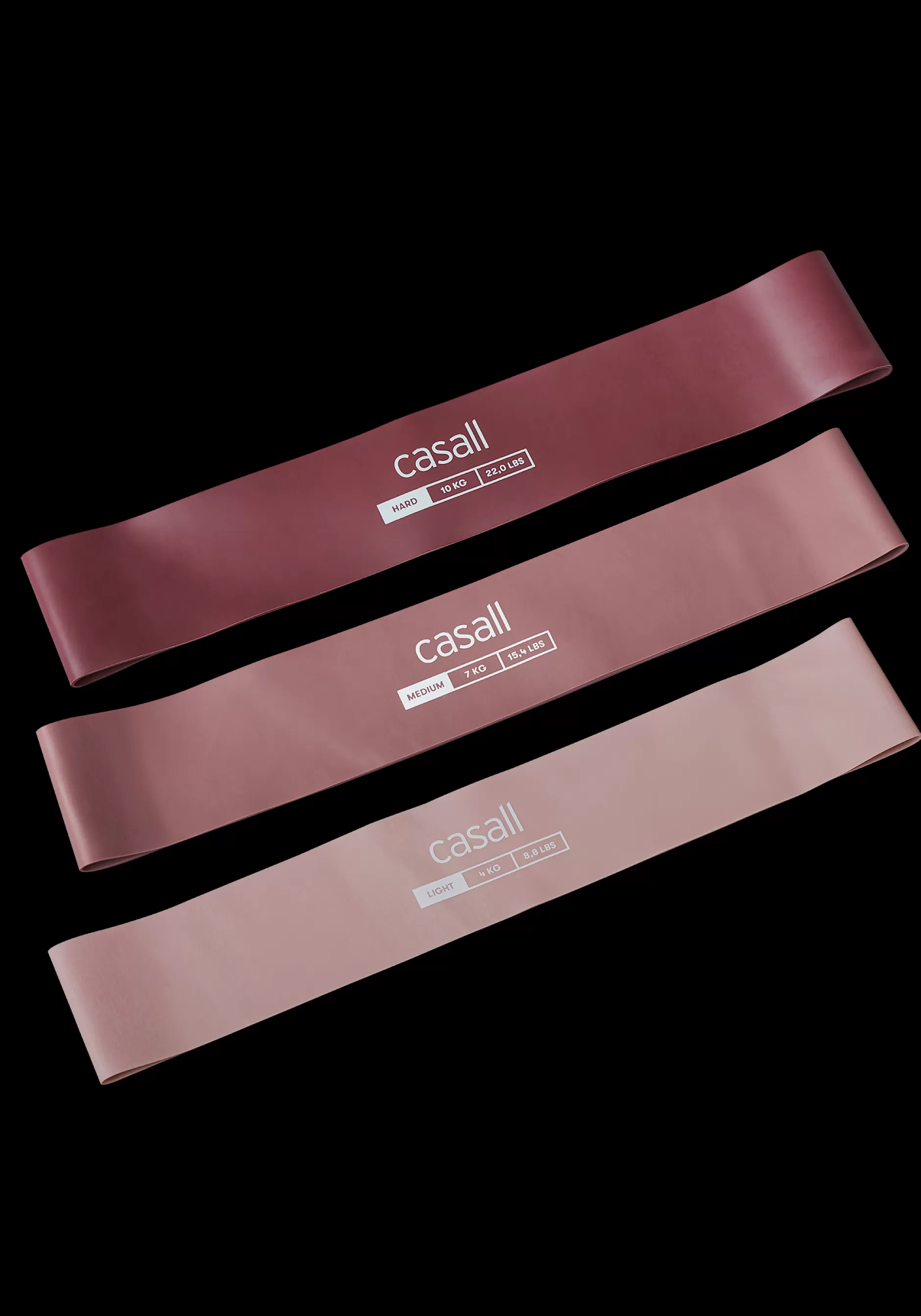 Store Casall Rubber Bands 3pack - Pink selection
