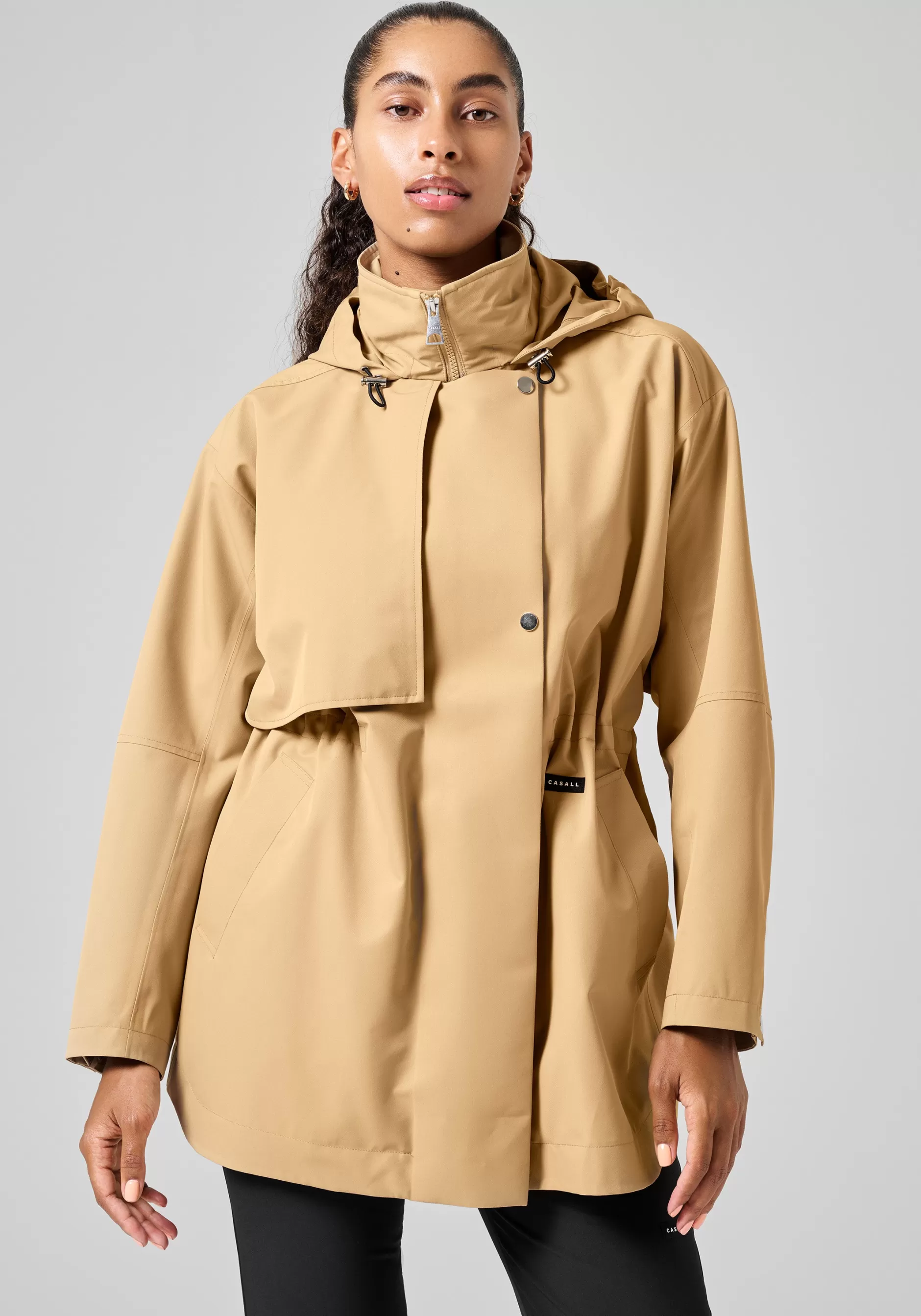 Cheap Casall Scandi Trench Rain Coat - Sand Beige