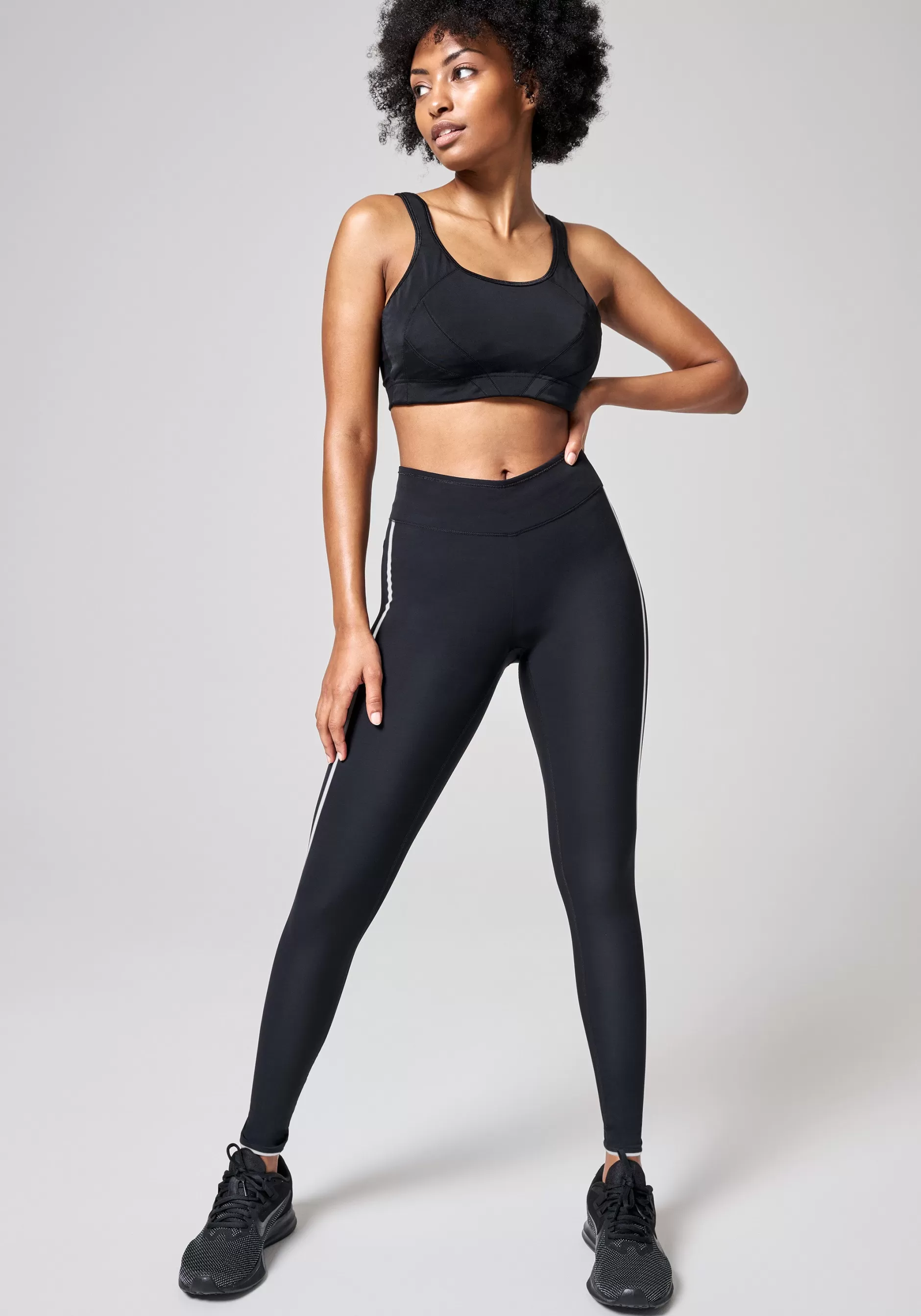 Cheap Casall Sculpture Running Tights - Liquid black