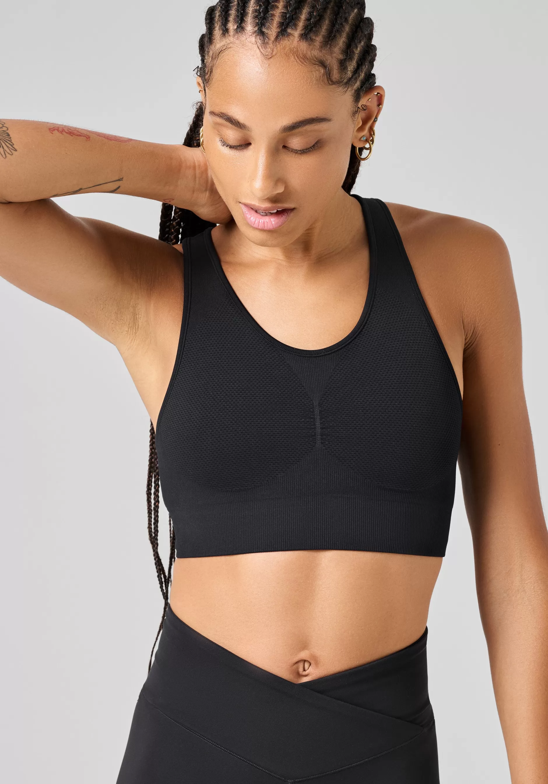 Flash Sale Casall Seamless Soft Sports Bra - Black