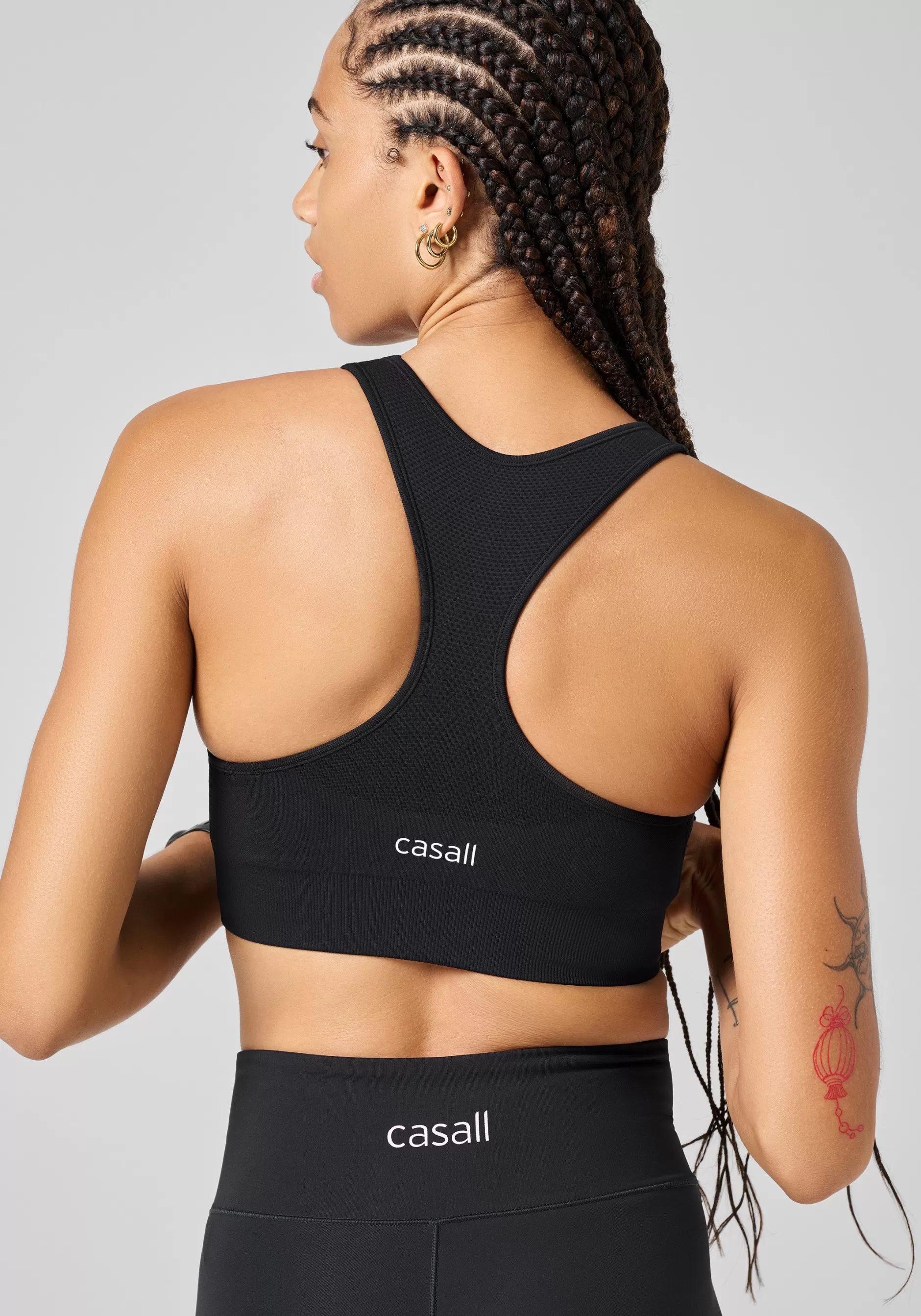 Flash Sale Casall Seamless Soft Sports Bra - Black