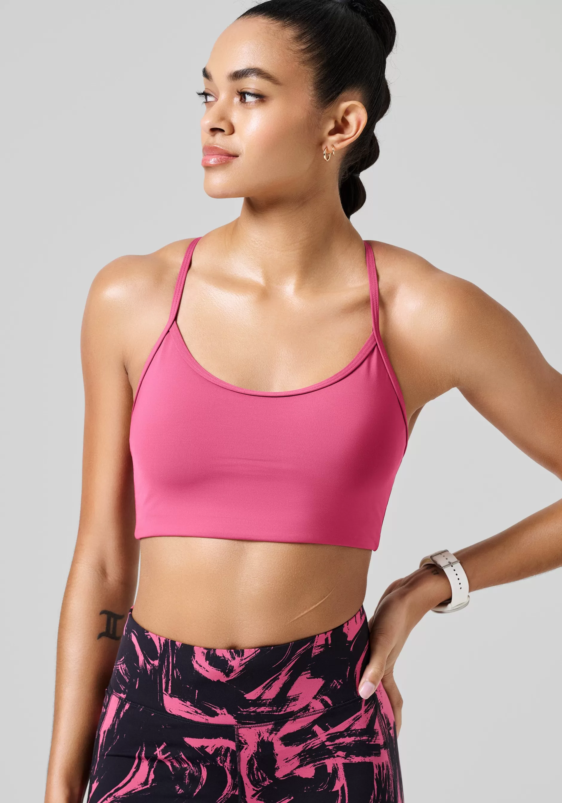 Store Casall Sleek Strappy Sports Bra - French Rose