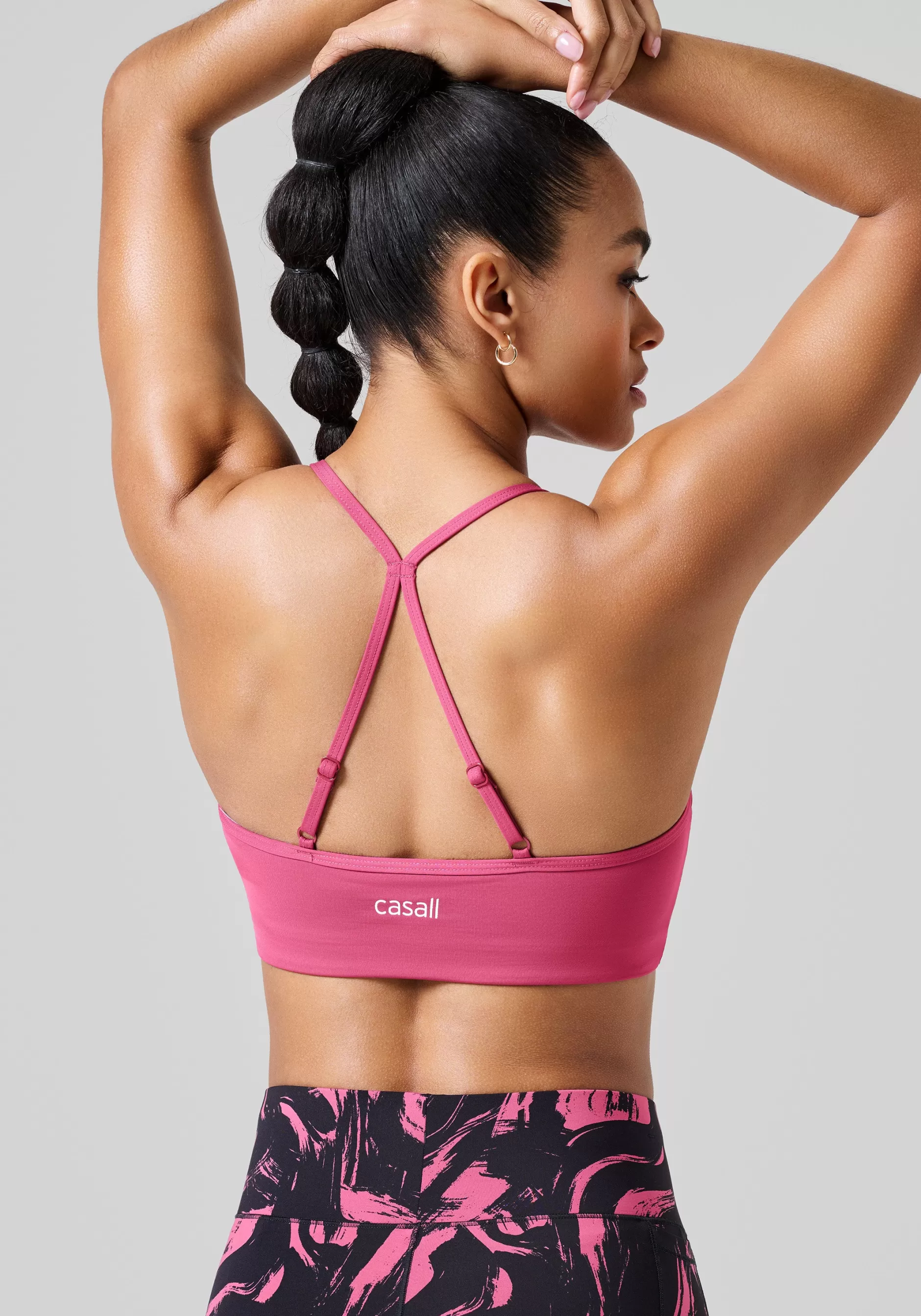 Store Casall Sleek Strappy Sports Bra - French Rose