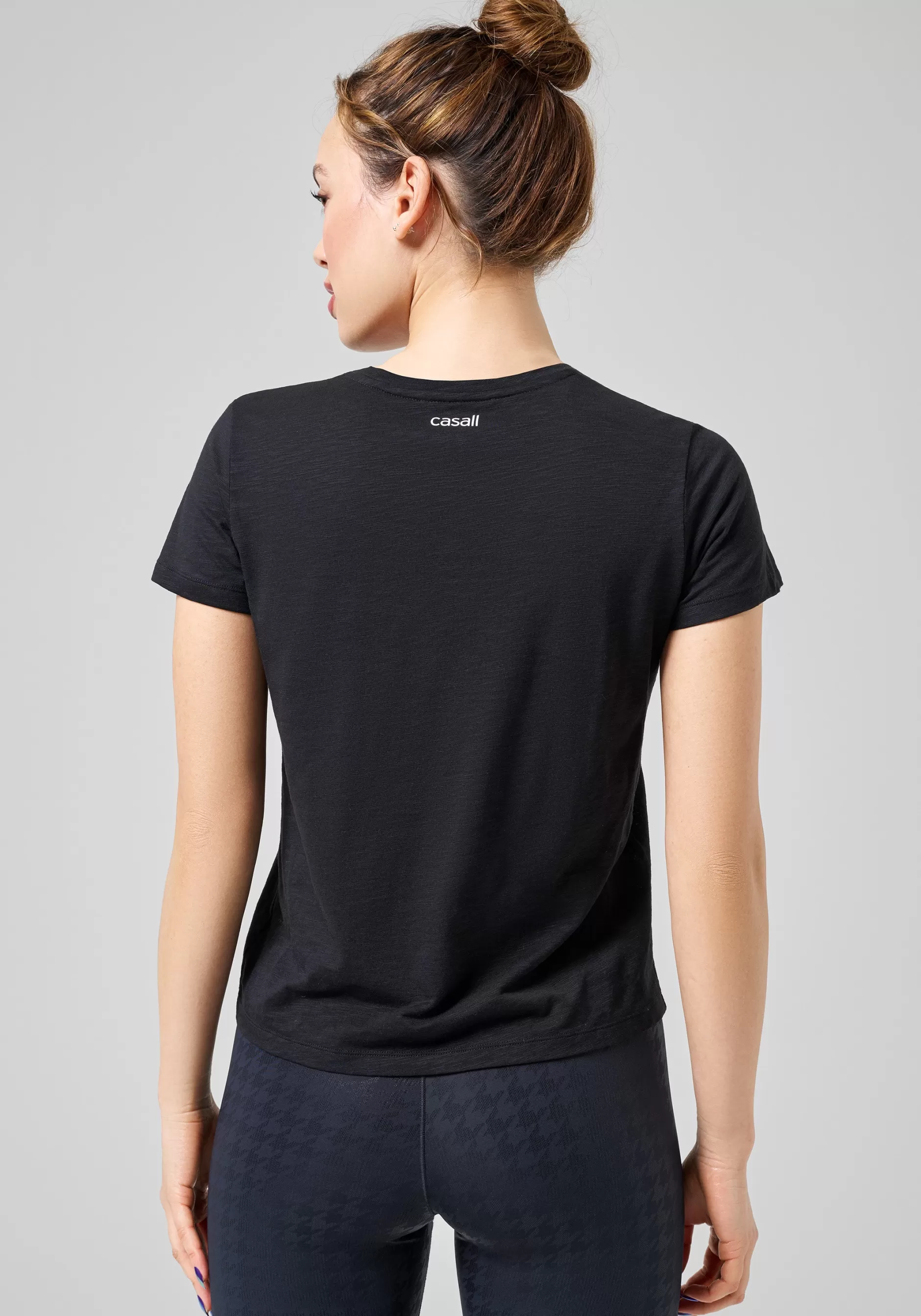 Hot Casall Soft Texture Tee - Black