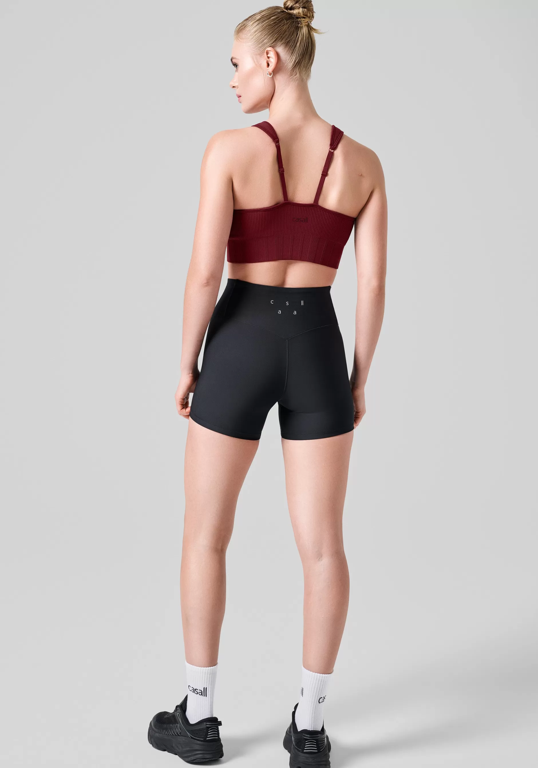 Online Casall Ultra High Waist Hot Pant - Black