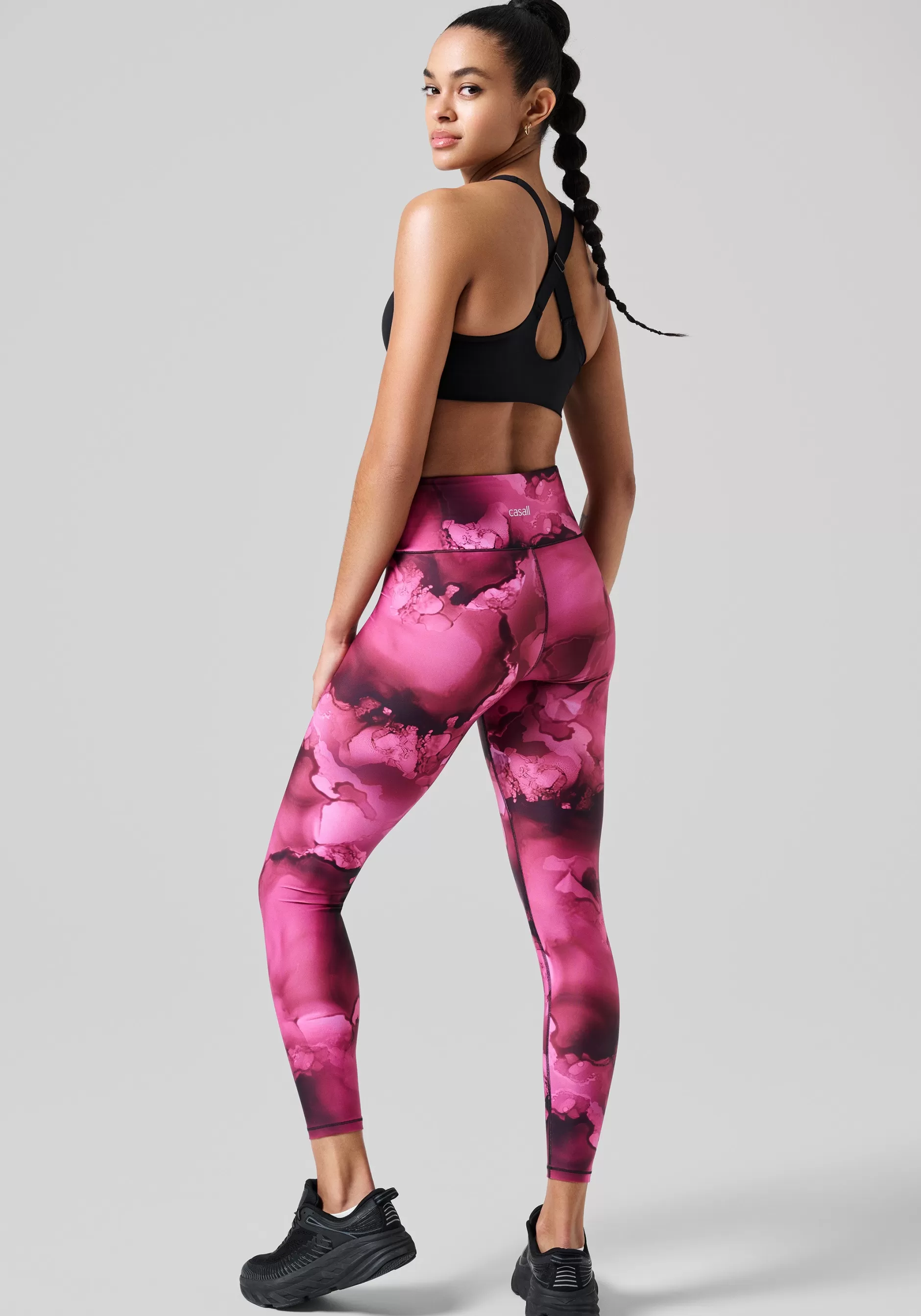 Discount Casall Ultra High Waist Printed Tights - Ice Pink
