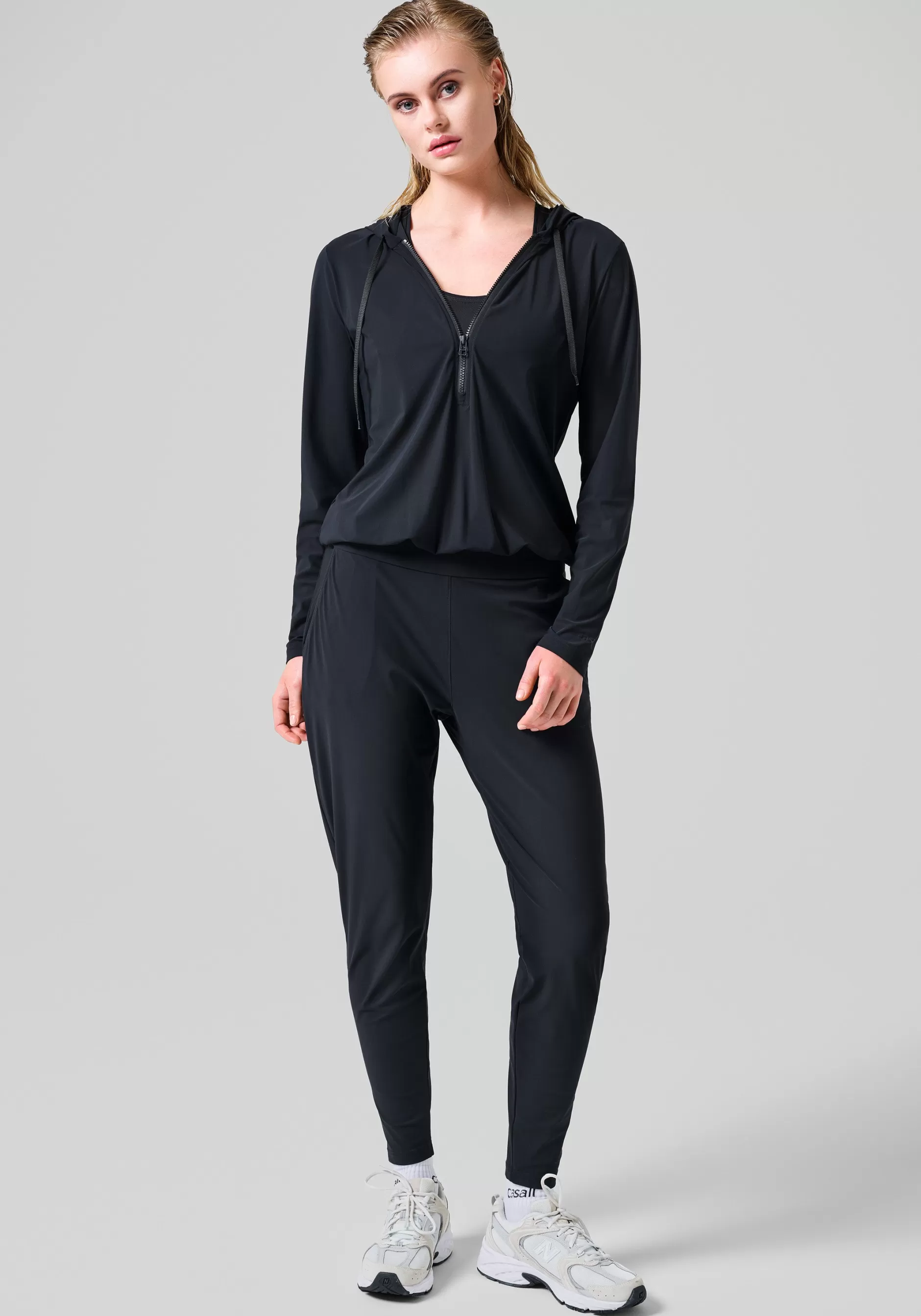 Fashion Casall Weekend Jumpsuit - Black